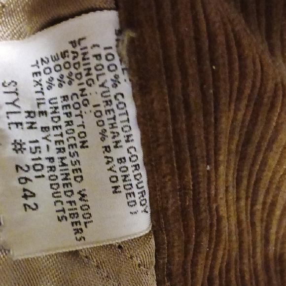 Corduroy Shirt Jacket with Quilted Lining - Tan - Picture 2 of 10